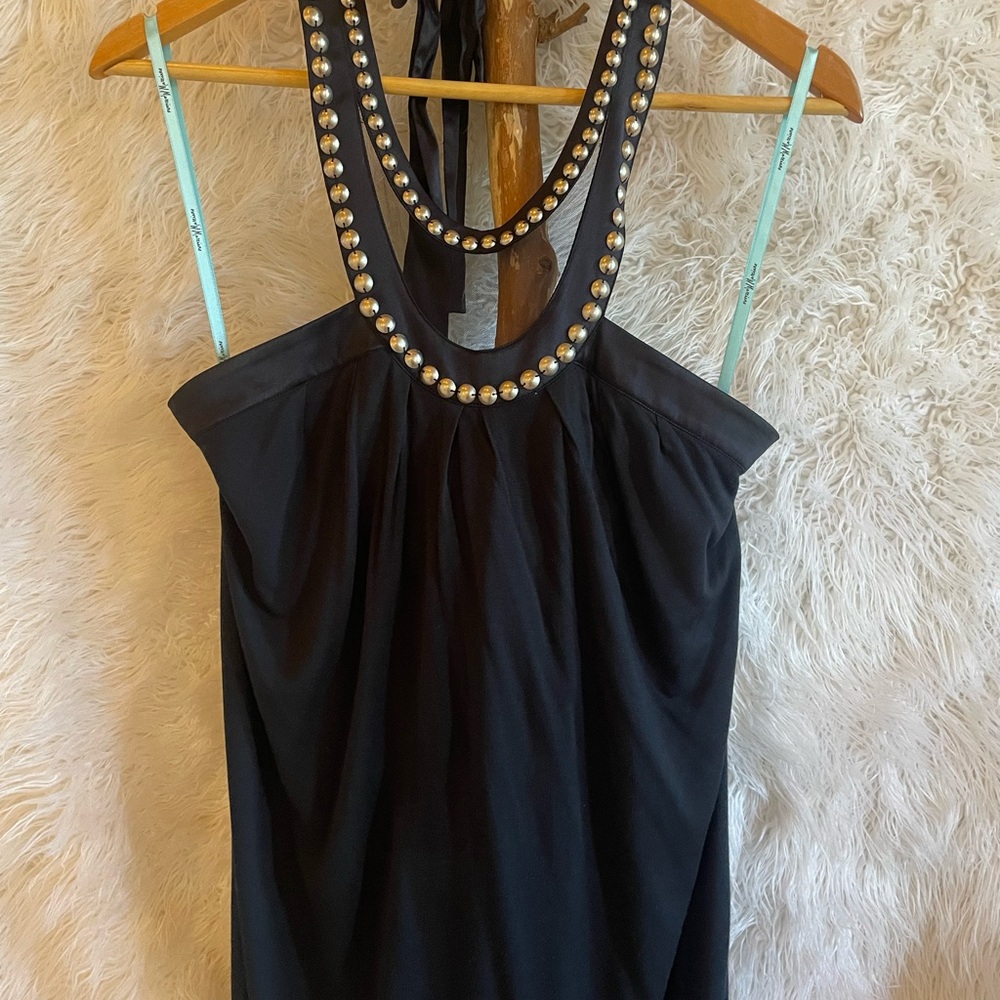GUESS MARCIANO SMALL Sleeveless Black Top ~ NWOT ~ Day or Evening